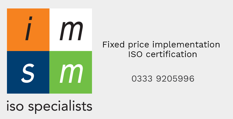Fixed price implementation ISO certification