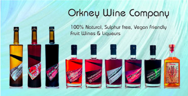 Orkney Wines and hand-crafted fruit liquors.